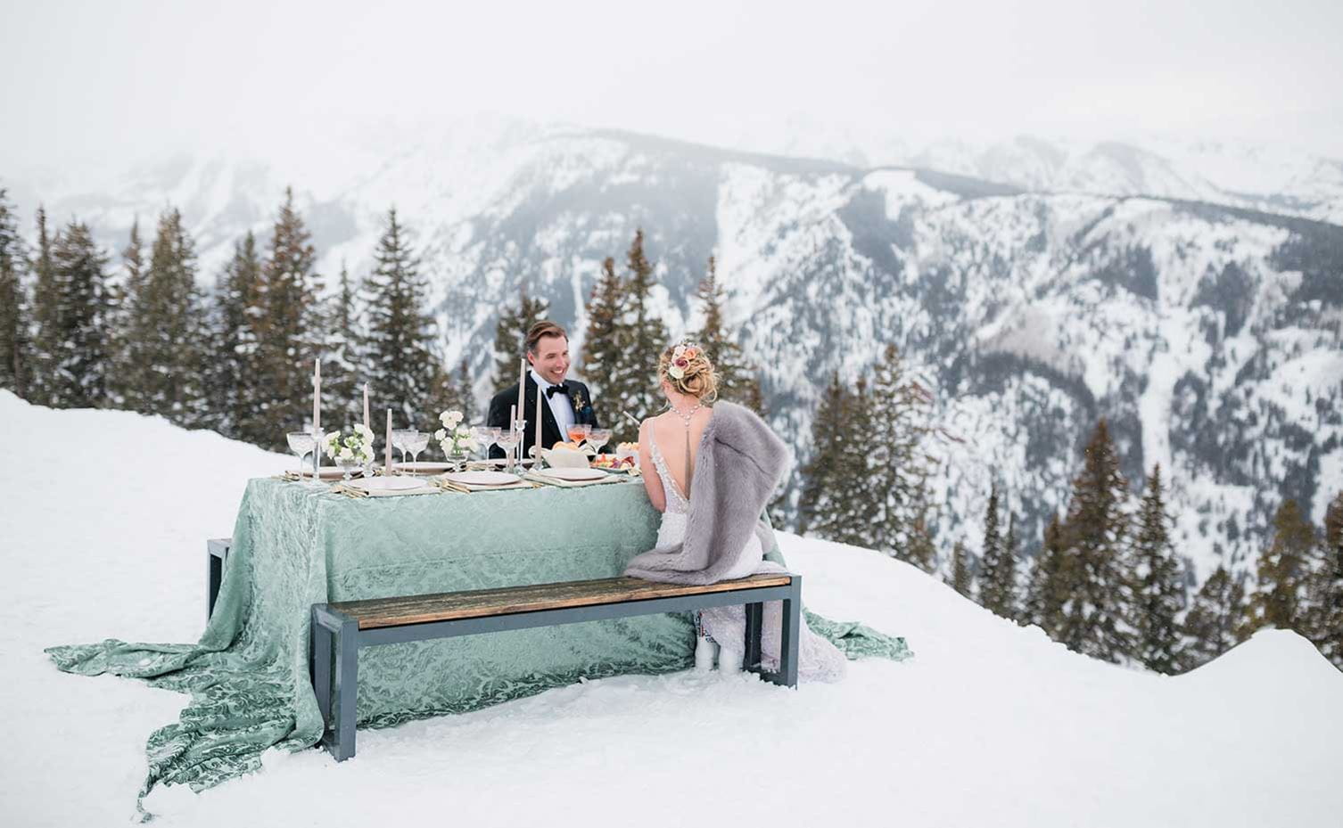 An Aspen Winter wedding at Cloud Nine Alpine Bistro
