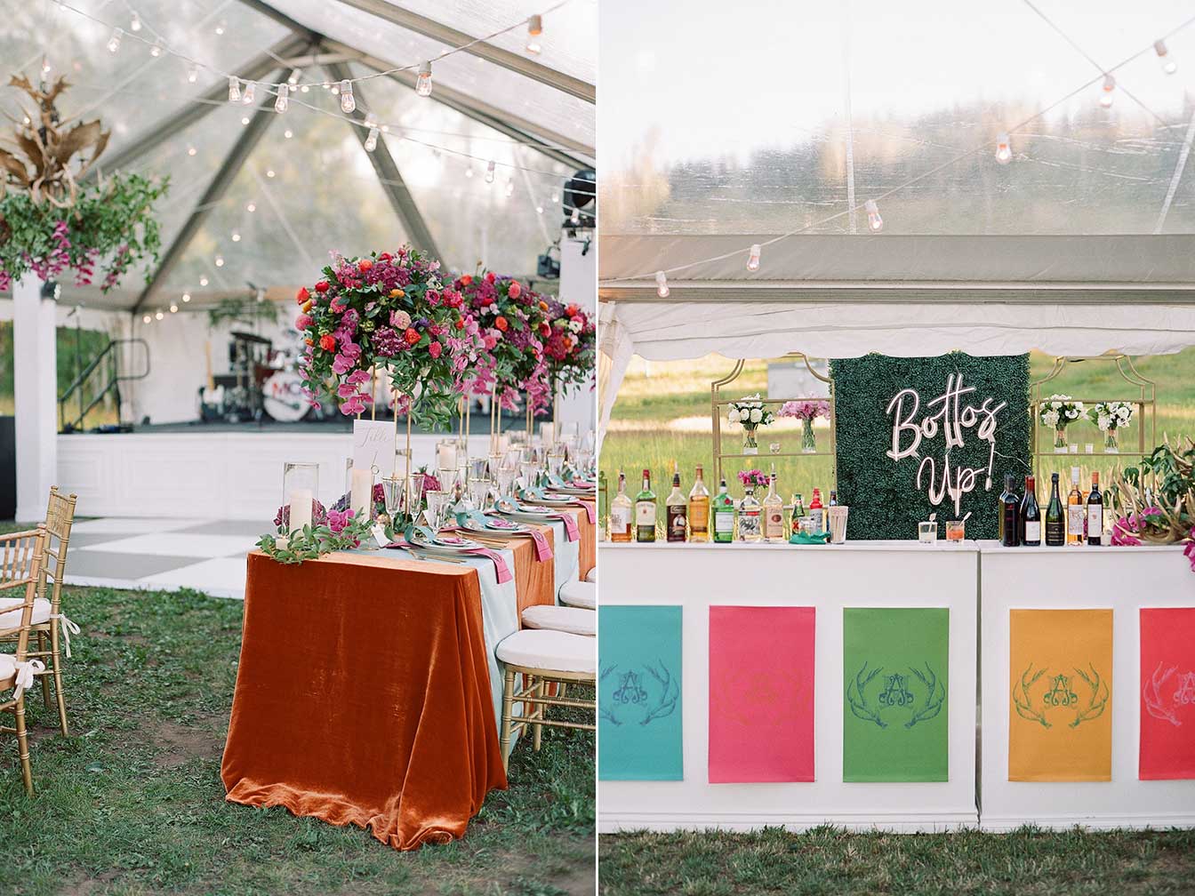 Aspen Snowmass weddings collage - Elk Camp Wedding, Colorado - Alex & Matias