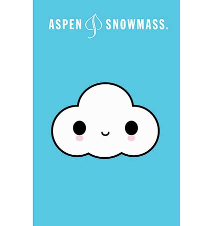 FriendsWithMe - Aspen Snowmass 2020-21 Lift Ticket Art