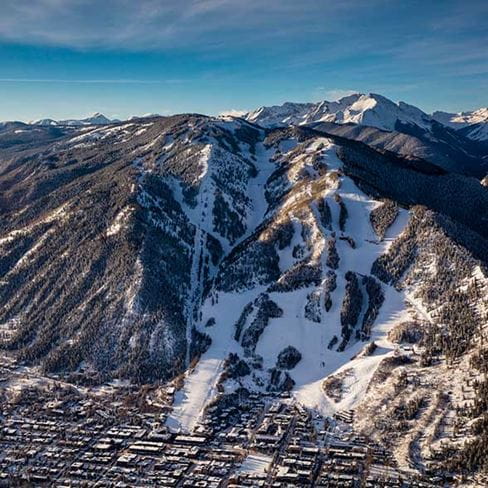 Aspen Mountains from Above
