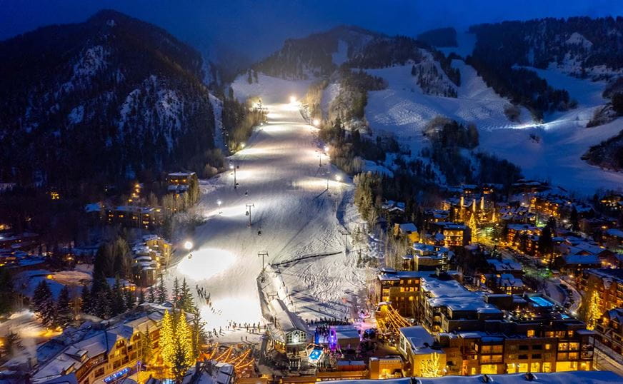 Night concert at Aspen Mountain 