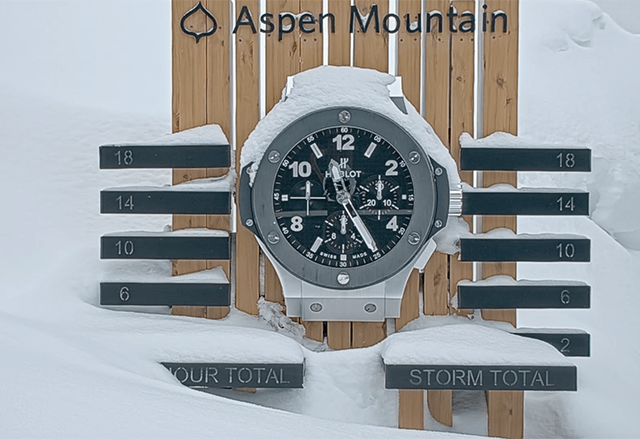 Snow stake cam at aspen mountain 