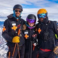 Ski patrol employees