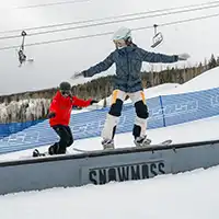 Snowboard lessons for Teens 13 to 17 at Aspen Snowmass