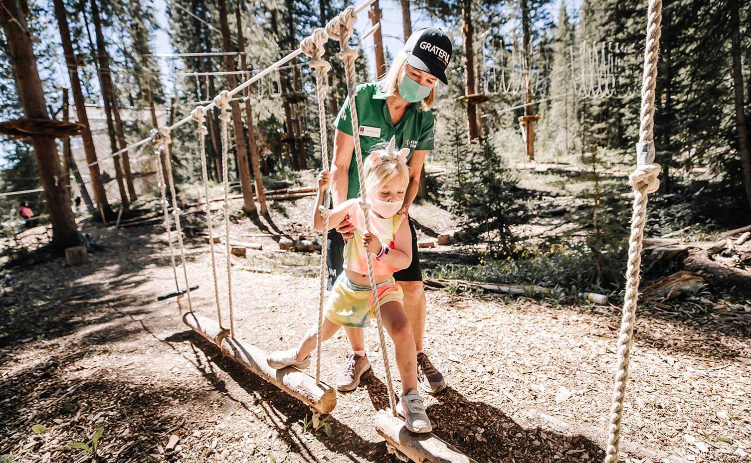 Camp Aspen Snowmass ropes course