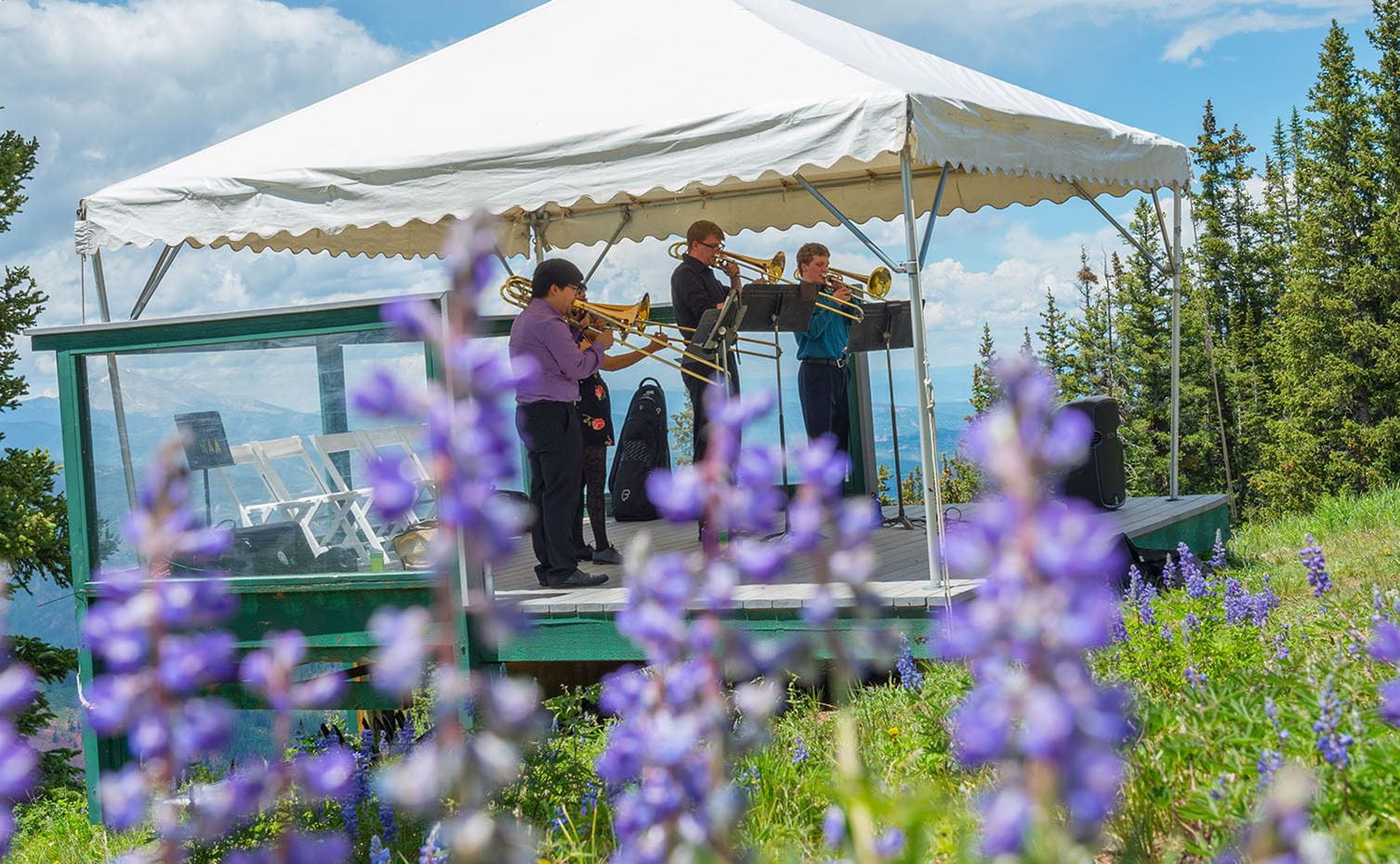 Classical Saturdays on Aspen Mountain throughout the summer.