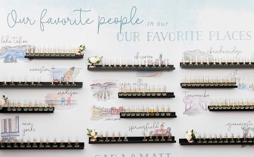 Find your Seat: Wedding Escort Card Inspiration