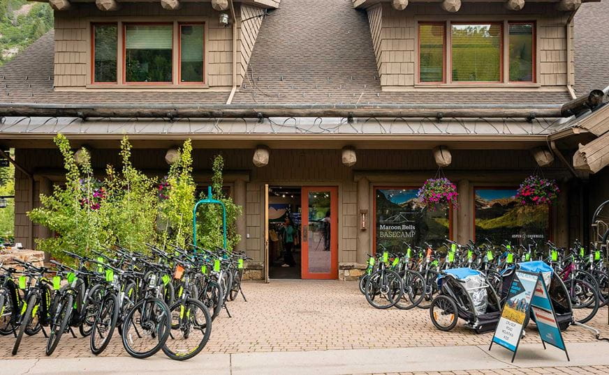 The Maroon Bells Basecamp and Four Mountain Sports at Aspen Highlands