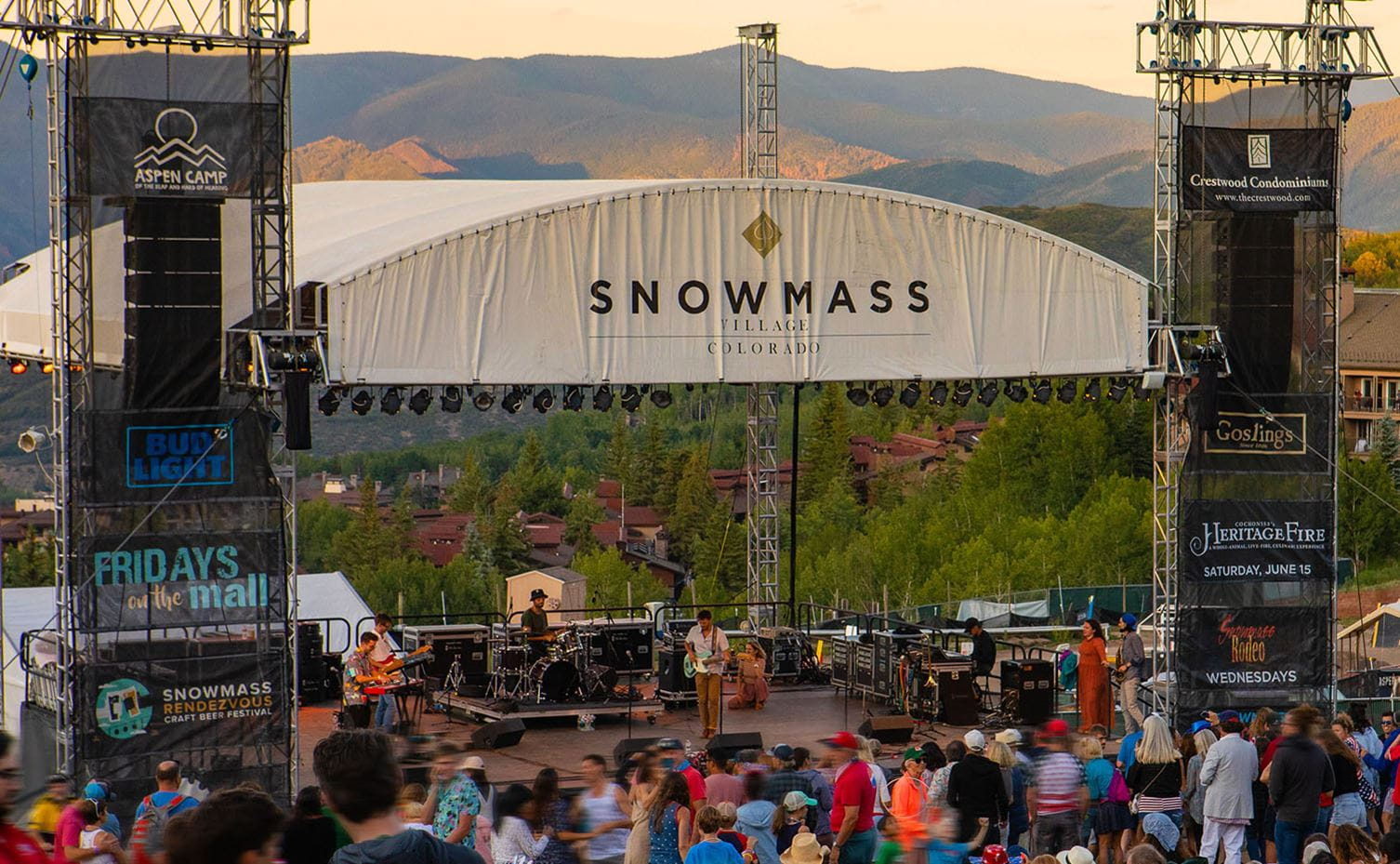 Weekly concert series in Snowmass.