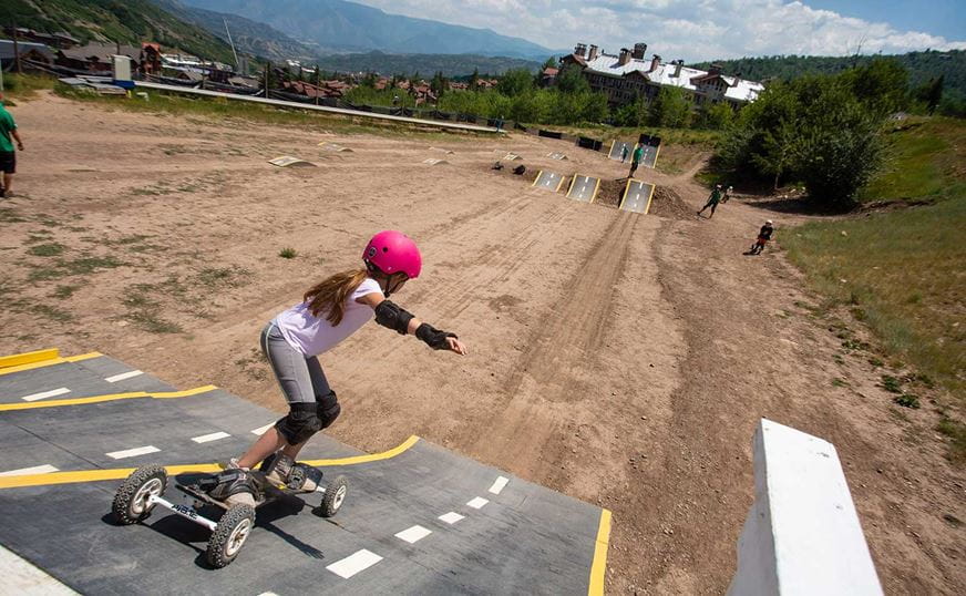 Mountainboarding at Camp Aspen Snowmass