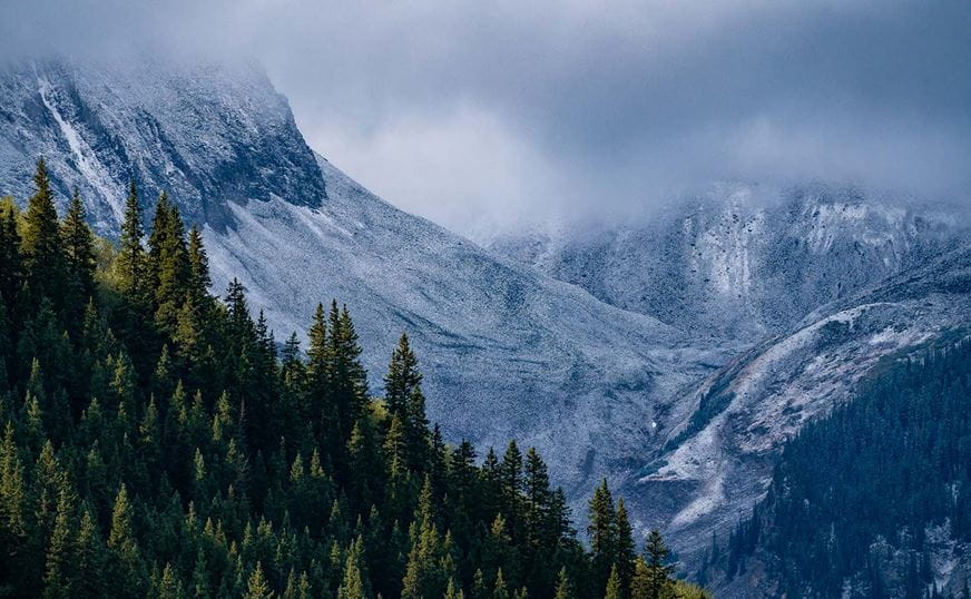 First snowfall near Aspen