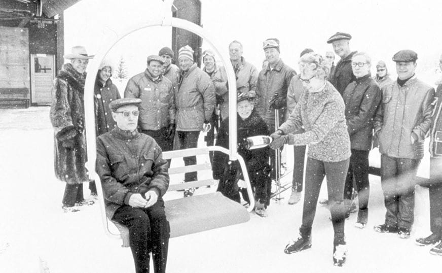 Lift 1A celebration in 1946.