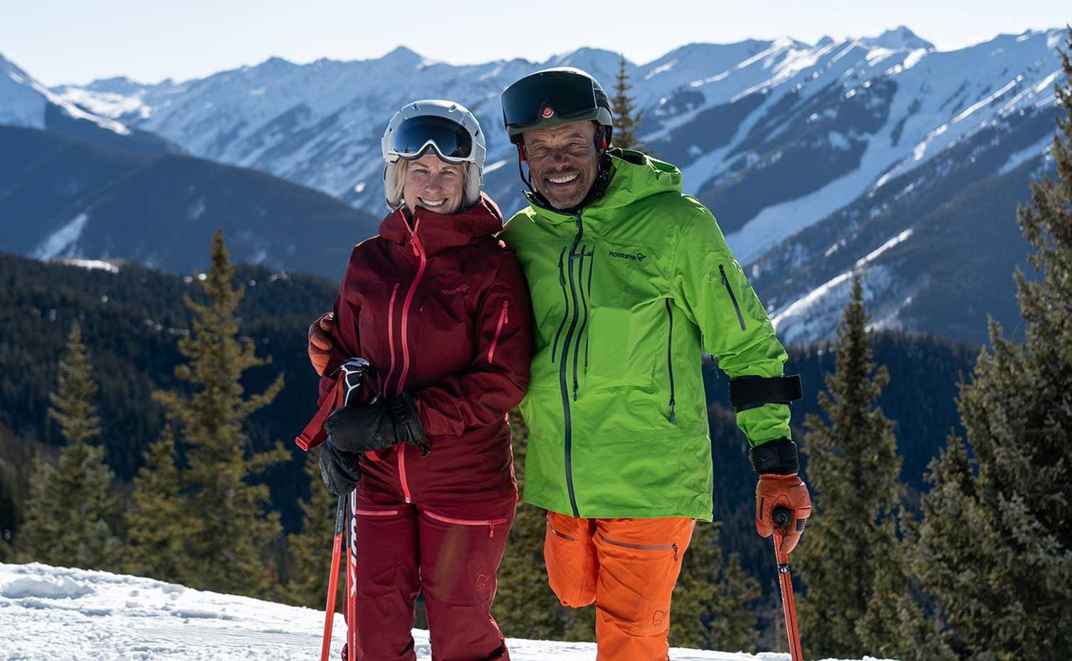 Tony Drees and his wife Maria at Aspen Snowmass