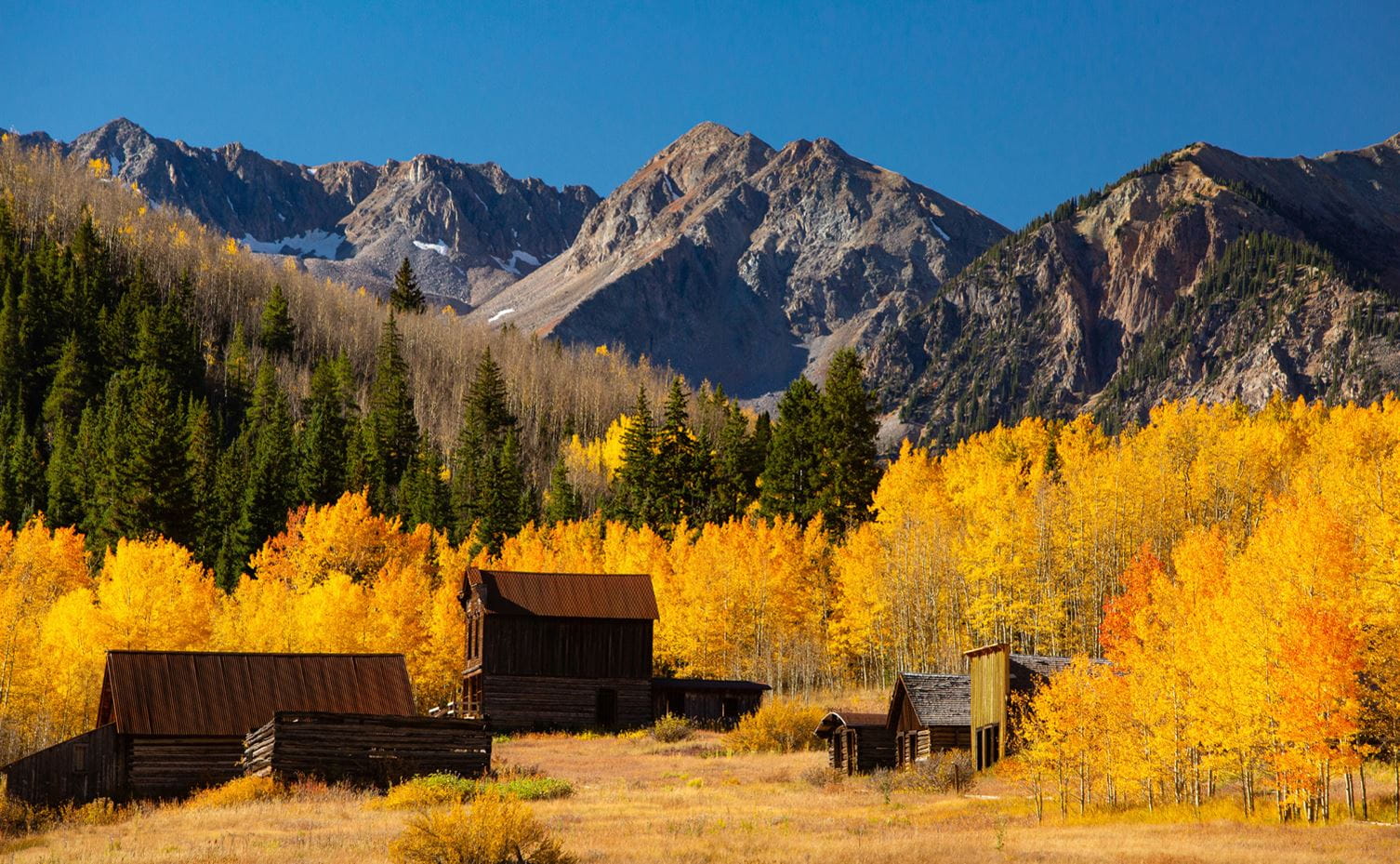 Fall color at Ashcroft near Aspen, Colorado