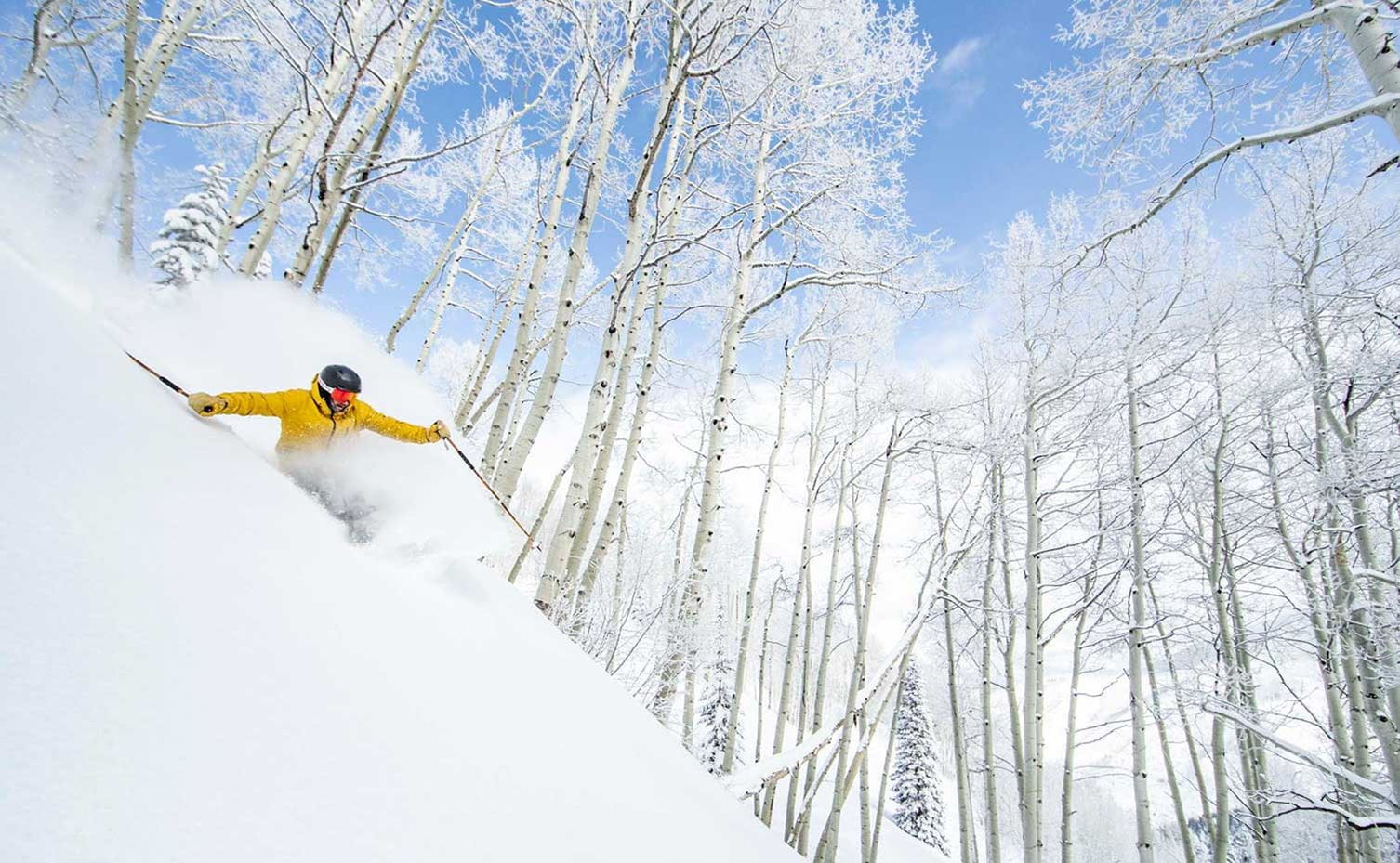 Life in Aspen Snowmass includes skiing