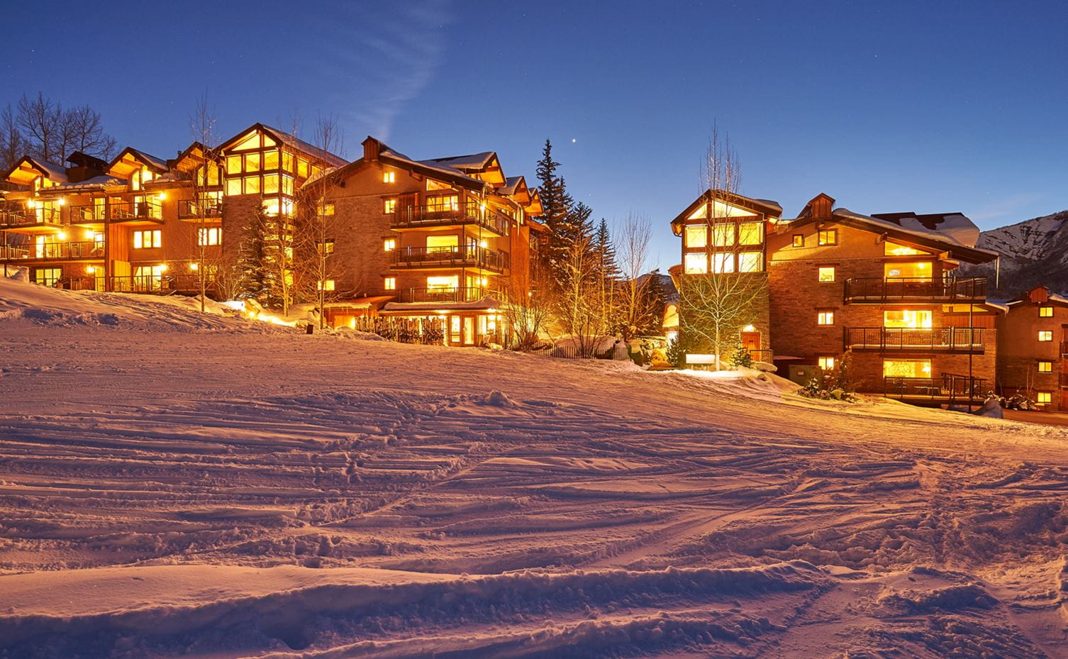 Crestwood Condominiums, slopeside, in Snowmass Village, CO