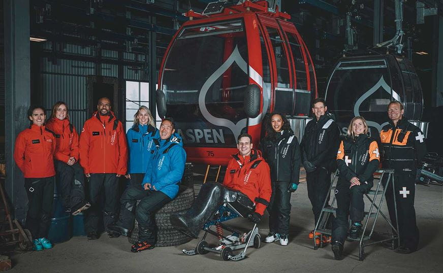 New uniforms adorned by Aspen Snowmass' new logo