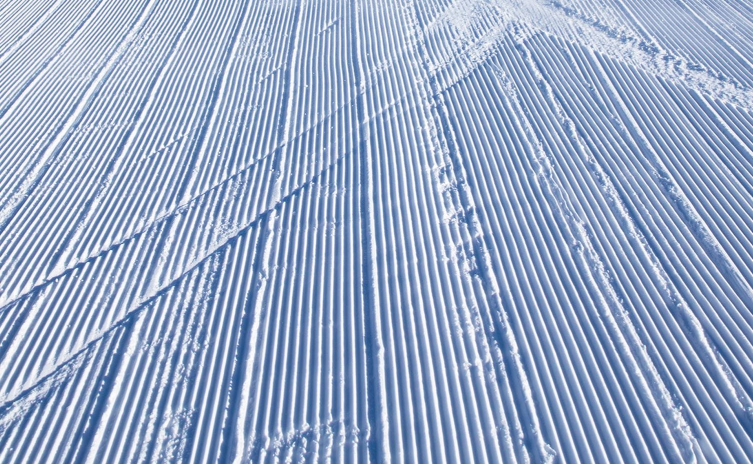 Groomer corduroy at Snowmass