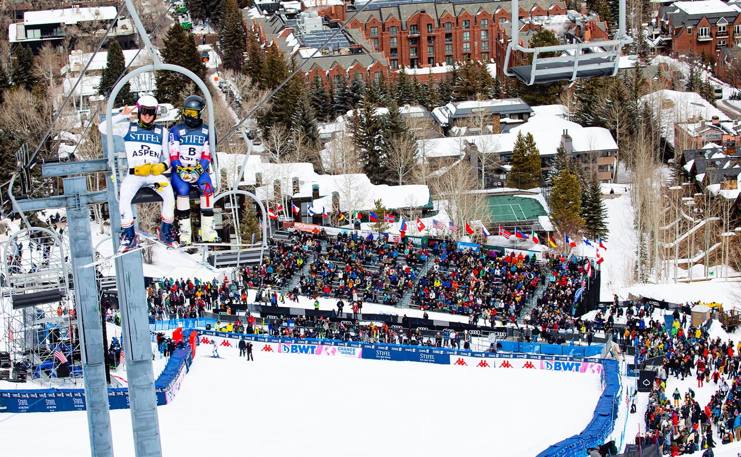 Audi FIS Ski World Cup Skiing Event at Aspen Snowmass