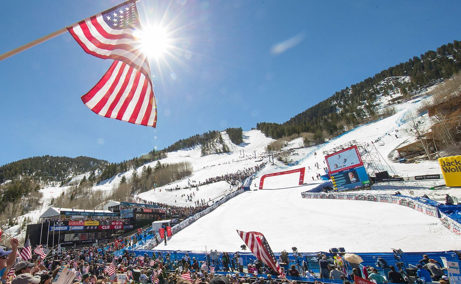 Americas Downhill returns with Aspen World Cup March 3-5, on Aspen Mountain. 
