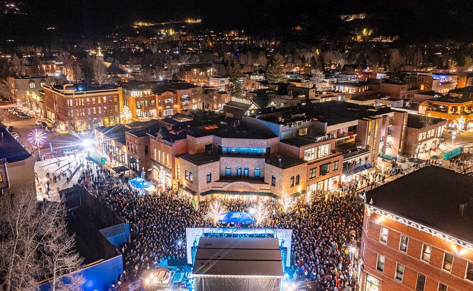 Bud Light HiFi Concert in downtown Aspen