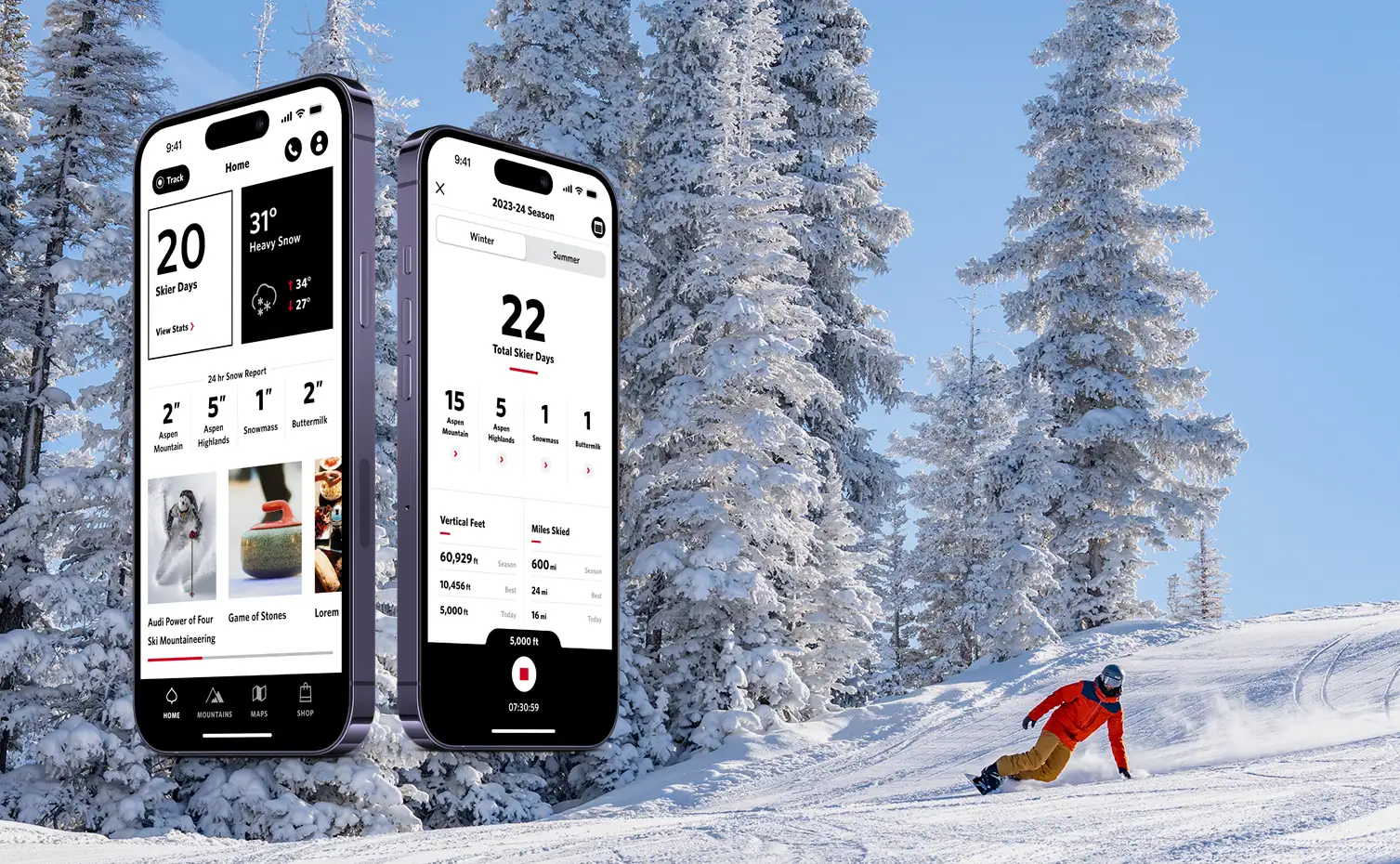 Aspen Snowmass App for 2023-24 season