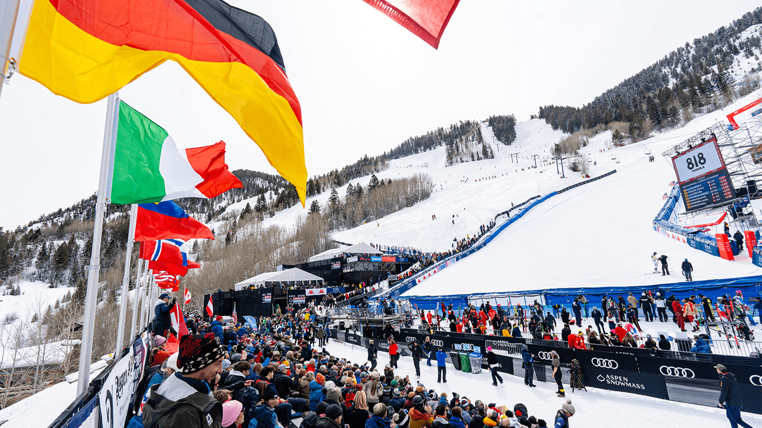 Grand Stand at Aspen Snowmass World Cup event