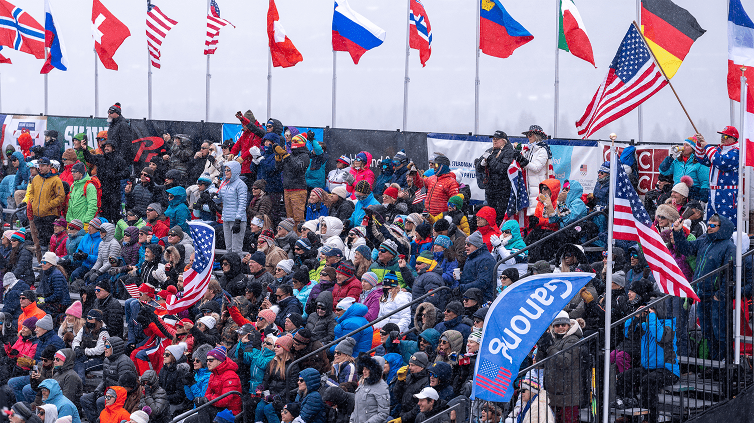 Grand stand at the World Cup, Aspen Snowmass