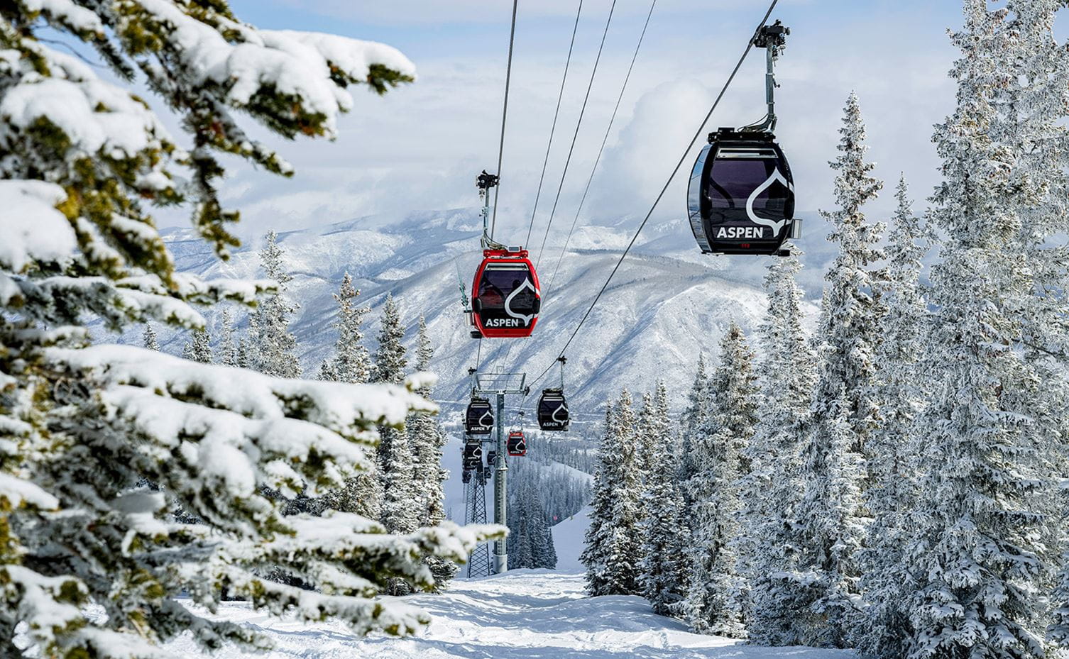 Silver Queen Gondola during the height of winter