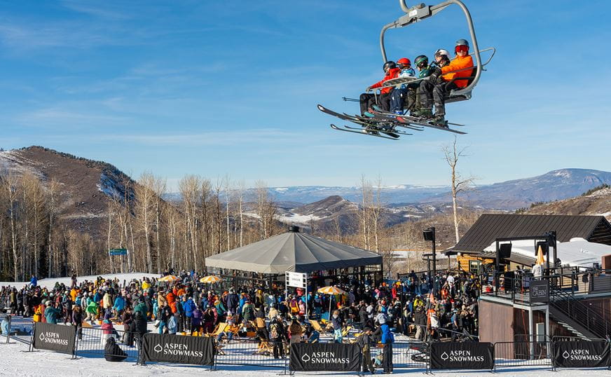 Overlooking the Cabin in Snowmass.