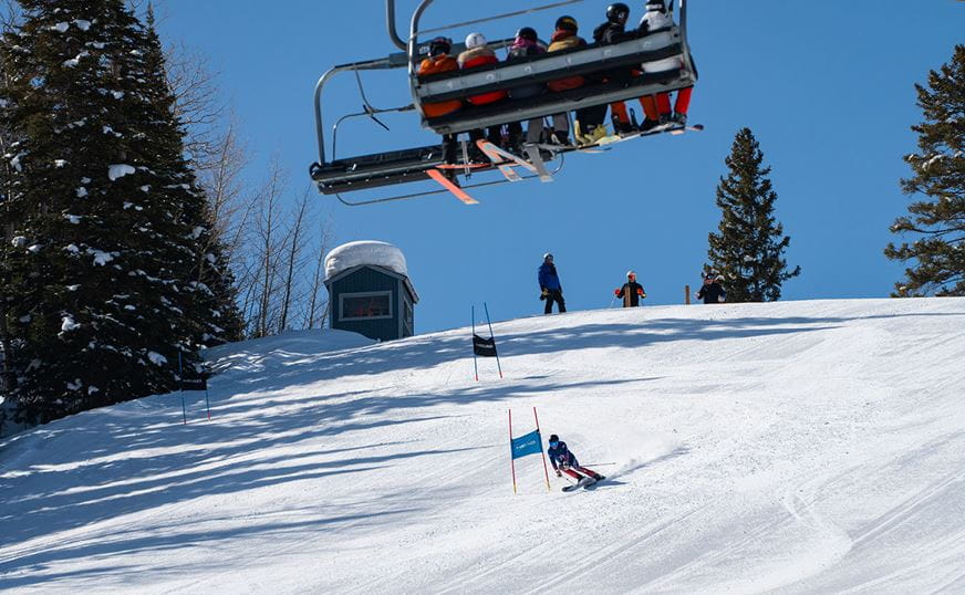 Town Race Series giant slalom in Snowmass. 