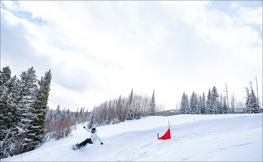 Slash the Mass Banked Slalom race