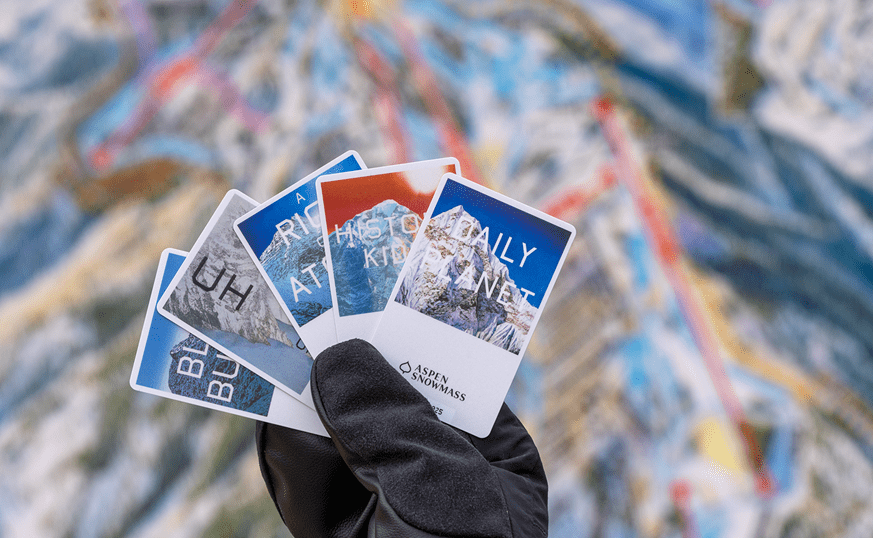 25-26 Lift Ticket artwork for Aspen Snowmass