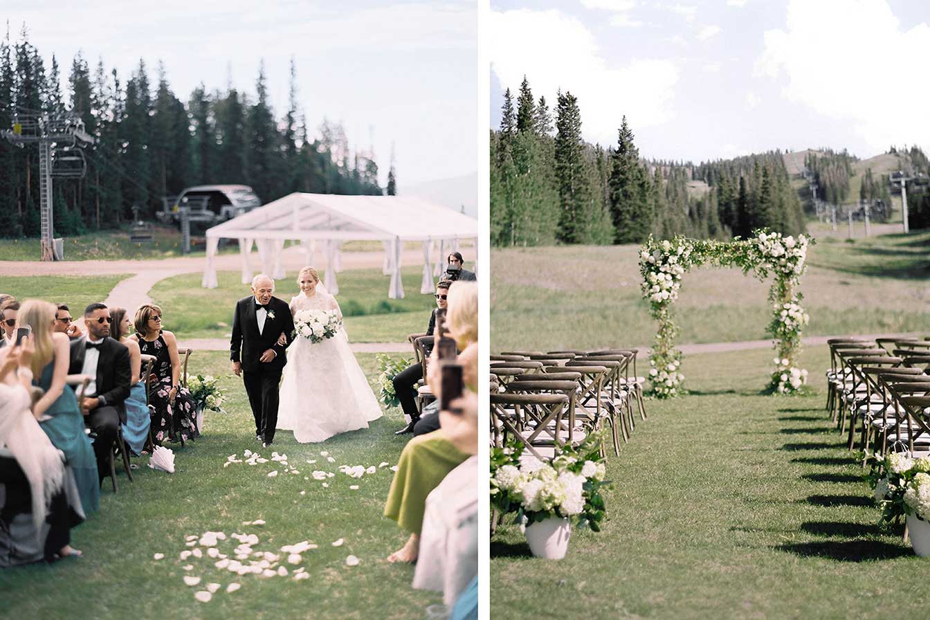 Ashley and Kevin's Snowmass wedding at Elk Camp