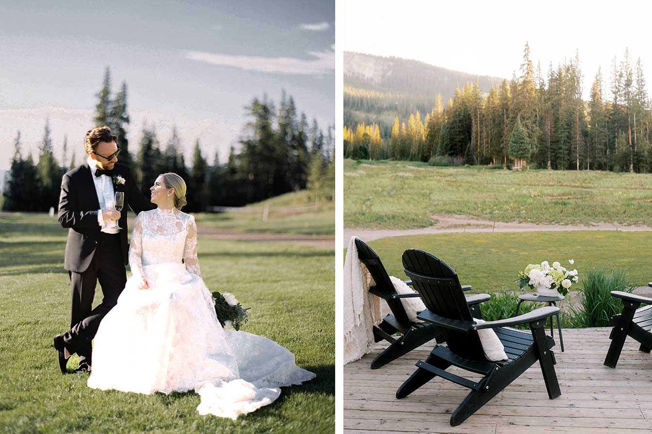 Ashley and Kevin's Snowmass wedding at Elk Camp