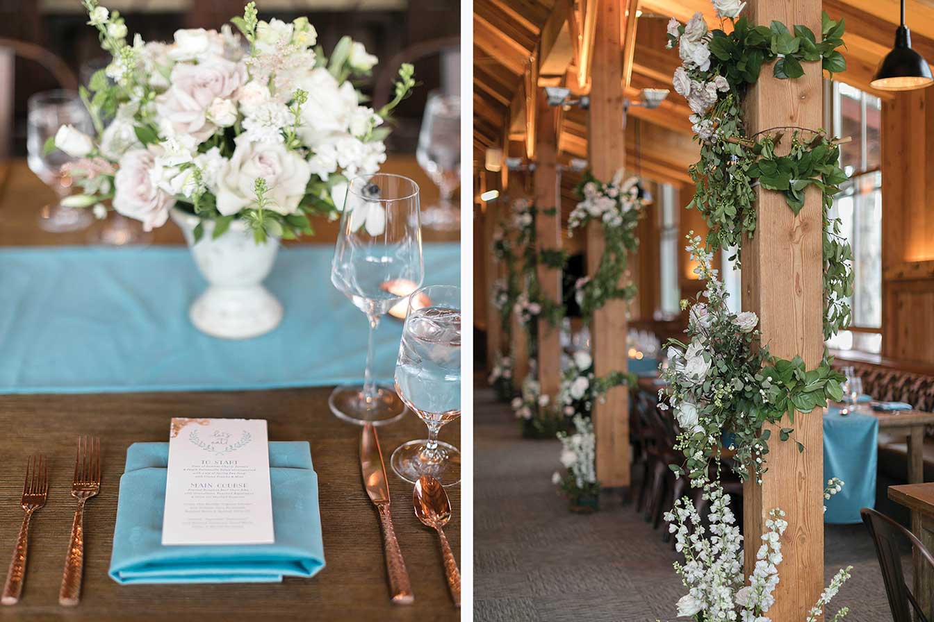 Weddings at Buttermilk Mountain Lodge: detail