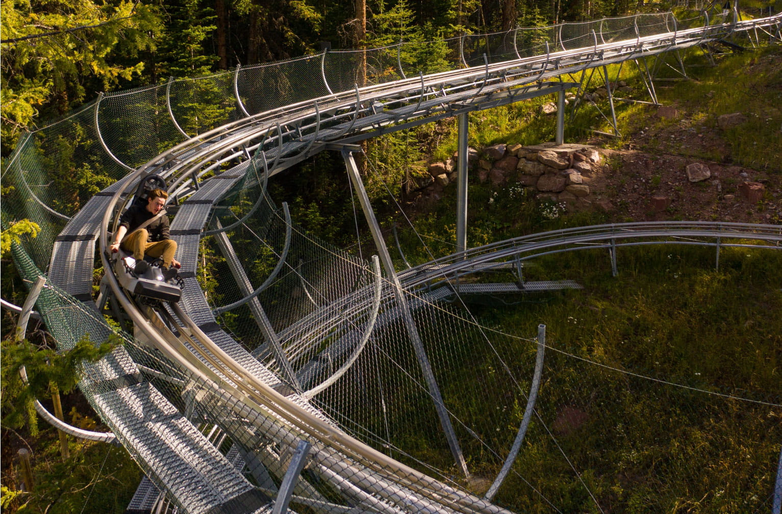 Alpine roller coaster in Snowmass