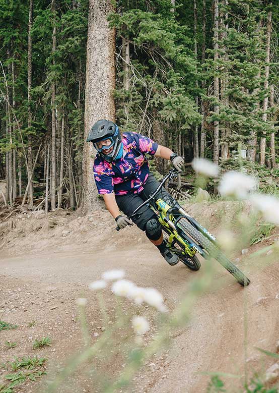 Mountain biking at Snowmass