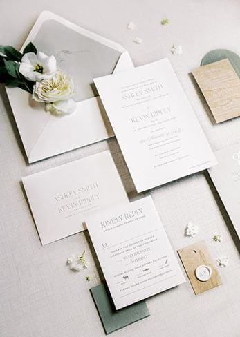 Wedding invitations and cards