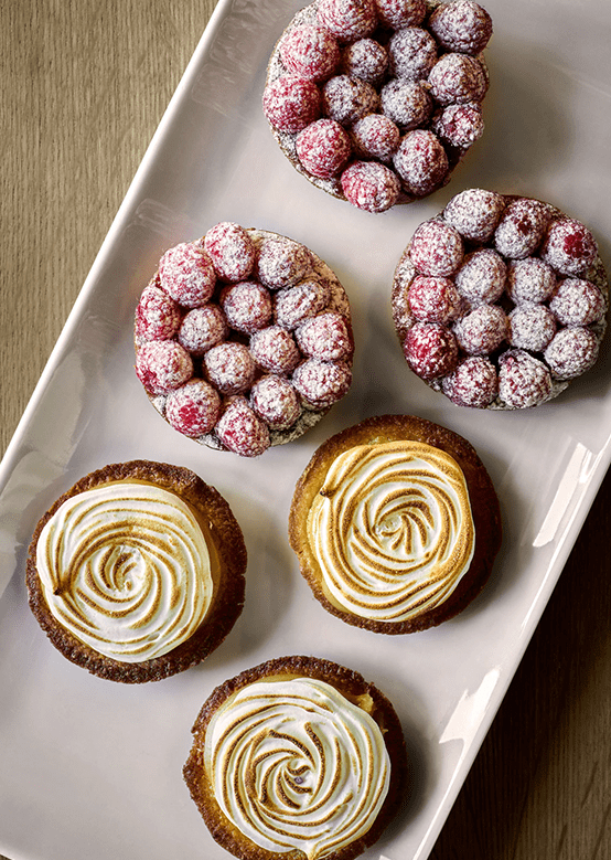 Aspen X bakery tart - berries and cream 