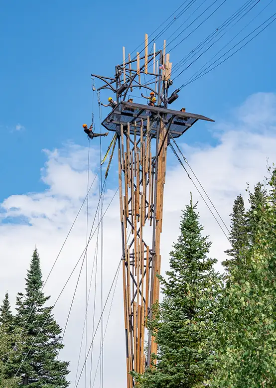 Canopy Run zipline at Lost Forest Snowmass