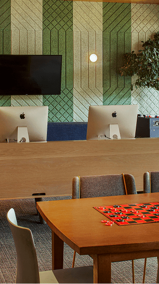 chess board in the lobby of the limelight snowmass
