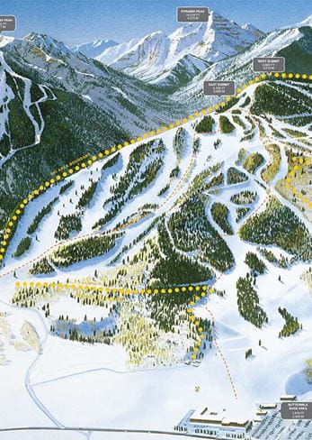 Buttermilk Uphill Trail Map, Aspen, Colorado