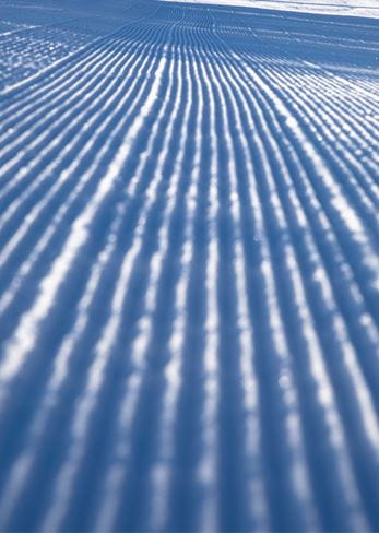 Corduroy on a ski slop at Buttermilk