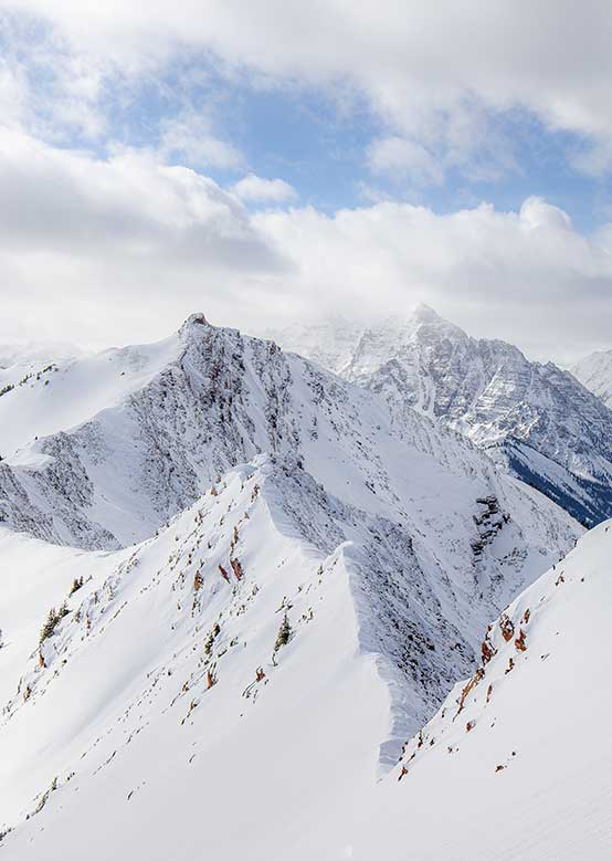 A view over the Elk Mountains