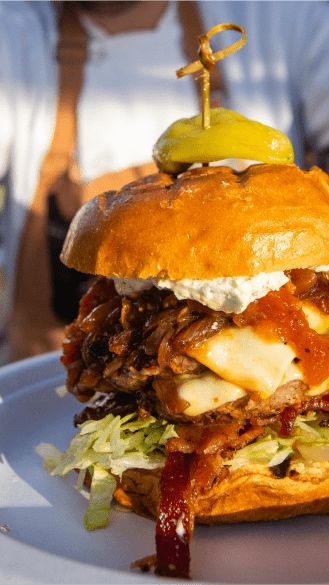 Chicken sandwhich at Elk camp