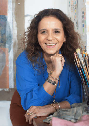 headshot of Beatriz Milhazes, 26-27 lift ticket artist for aspen snowmass 26-27