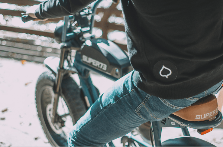 Close up of ebike from aspen collection