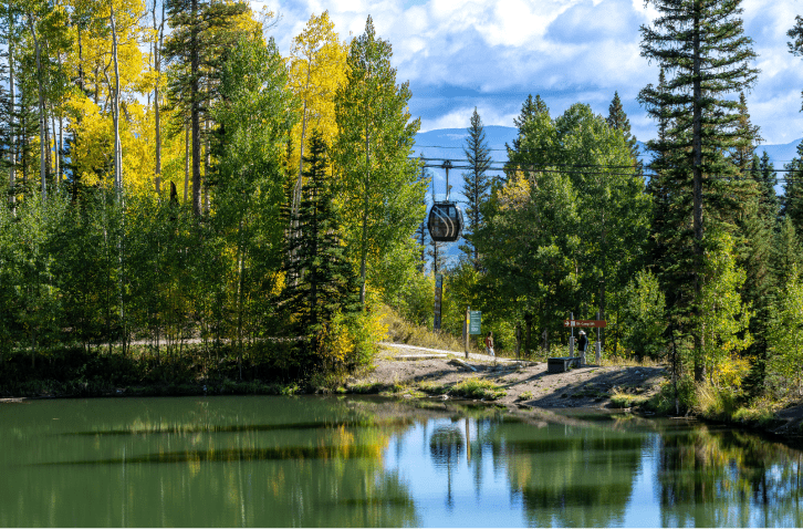Lake atop Snowmass