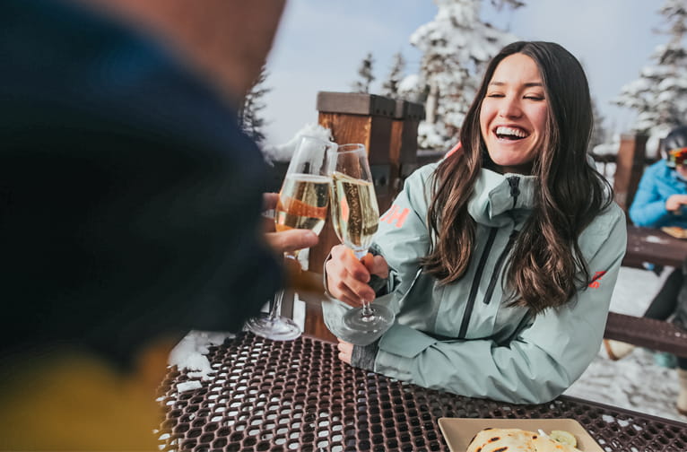 Après ski joy at Aspen Snowmass